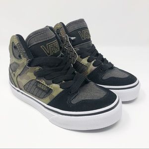 New Vans Washed Camo Army Black